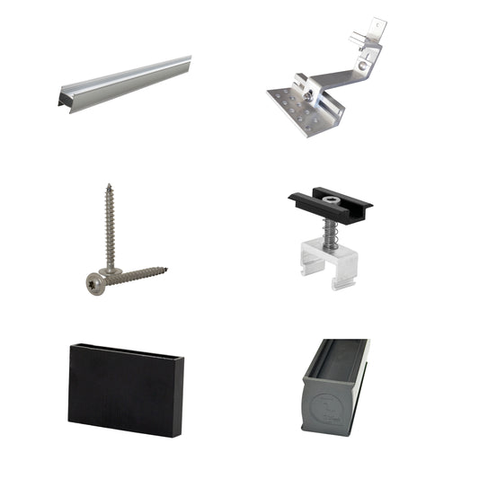 CHRONOS Click 2.380 mm | Montageset für Ziegeldächer | T.Werk