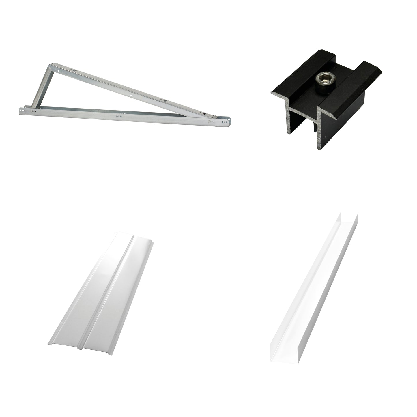PV Unterkonstruktion | 3 Module hintereinander | Photovoltaik Montageset TRITON Süd T.Werk
