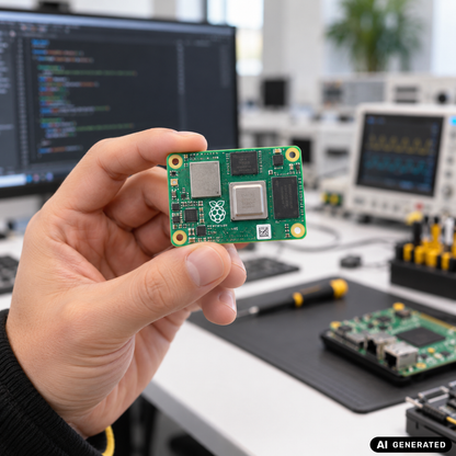 Raspberry Pi Compute Module 4 | 2 GB RAM | Quad-Core ARM Cortex-A72 | Lite – ohne eMMC & Wireless | CM4002000